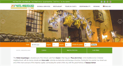 Desktop Screenshot of hotelarqueologo.com