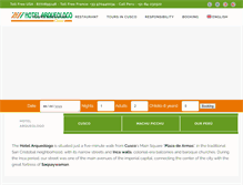 Tablet Screenshot of hotelarqueologo.com